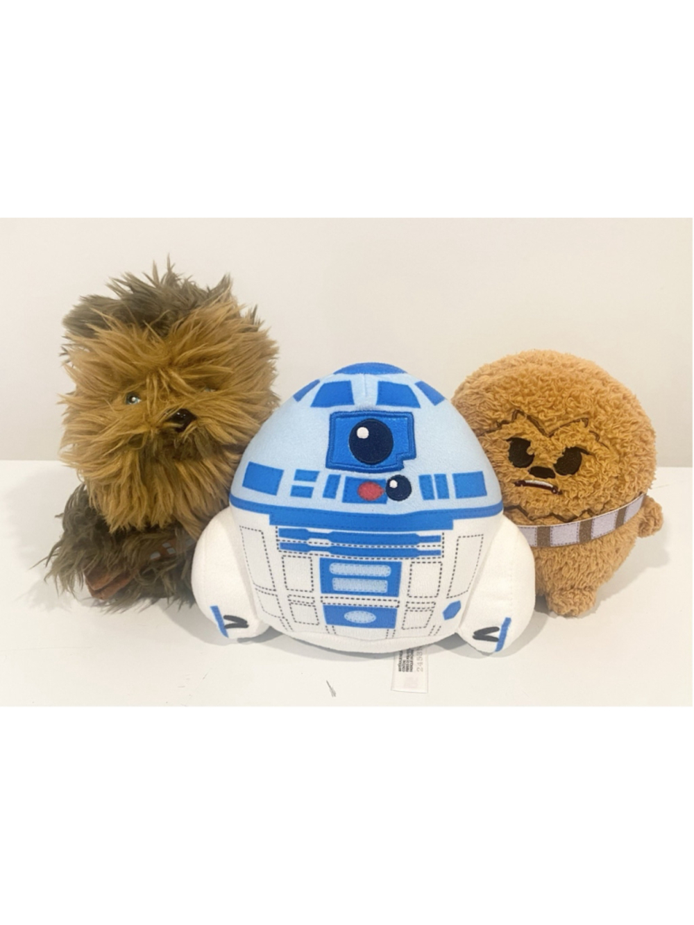 Star Wars Plush Lot of 3 Chewbacca R2-D2 Lucasfilm Stuffed Toys